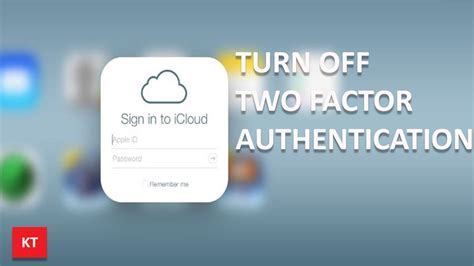 How To Turn Off Two Factor Authentication On Iphone For Apple Id Youtube