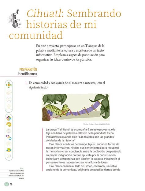 Proyectos Comunitarios Quinto grado Página 10 de 361 Libros de