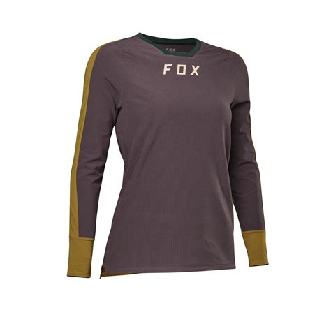 Fox Girls MTB Jersey Langarm Defend Thermal Root Beer Maciag Offroad