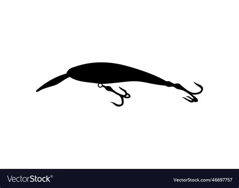 fishing lure template image royalty  vector image