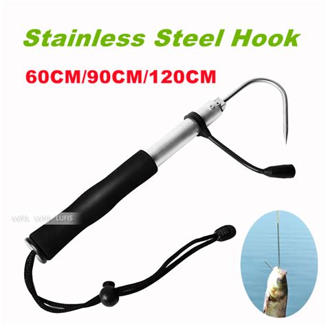 Cm Cm Cm Telescopic Sea Fishing Gaff Stainless Aluminum Alloy