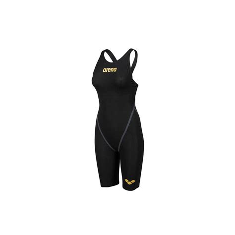 Arena Powerskin Carbon Core Fx Openback Kneesuit Black Gold Arena