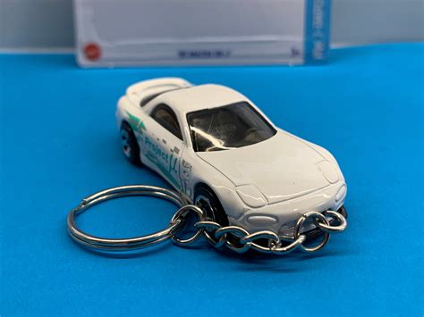 Hot Wheels 95 Mazda RX7 FD Keychain Etsy