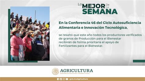 Agricultura on Twitter La entrega de más de un millón de toneladas de