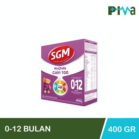 Jual Sgm Ananda Gain Gr Bulan Susu Formula Gr Shopee