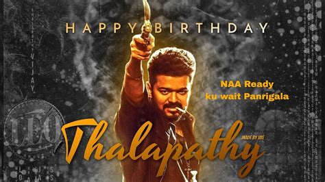 Thalapathy Birthday Whatsapp Status💥 Vijay Birthday Status ️