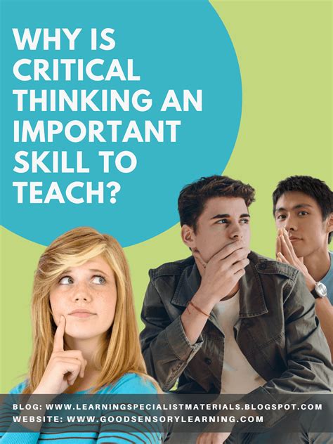 Why Is Critical Thinking An Important Skill To Teach