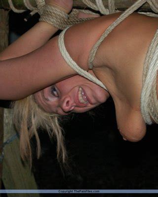 Outdoor Spitroast Bondage And Domination Of Blonde Bdsm Slavegirl Crystel Lei Porn Pictures XXX