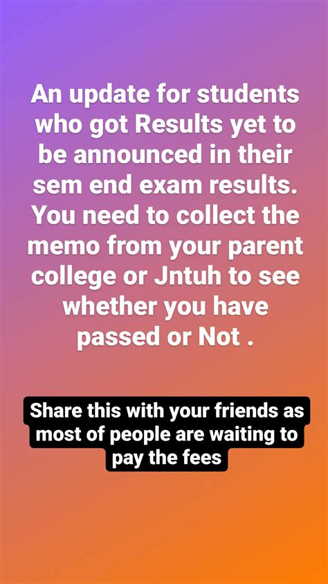 Jntuh Updates On Twitter An Important Update For Students Paying