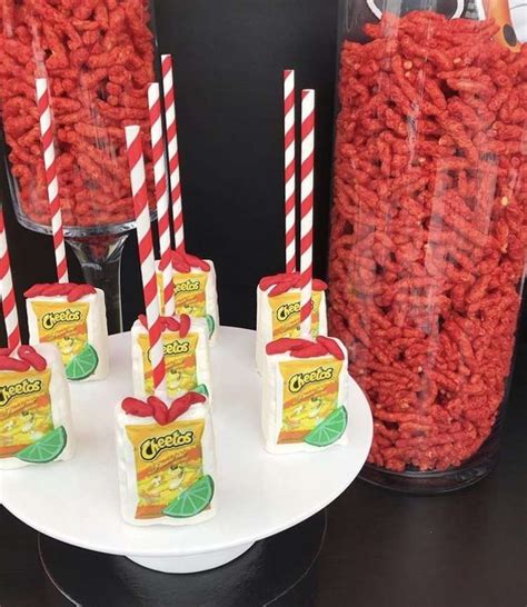 Flamin Hot Cheetos Birthday Party Ideas Photo 5 Of 10 Starbucks