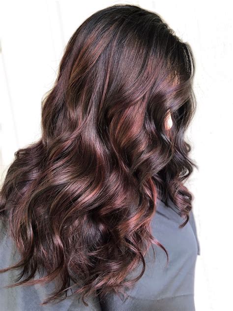 Dark auburn balayage | Auburn balayage, Hair inspo color, Beautiful ...