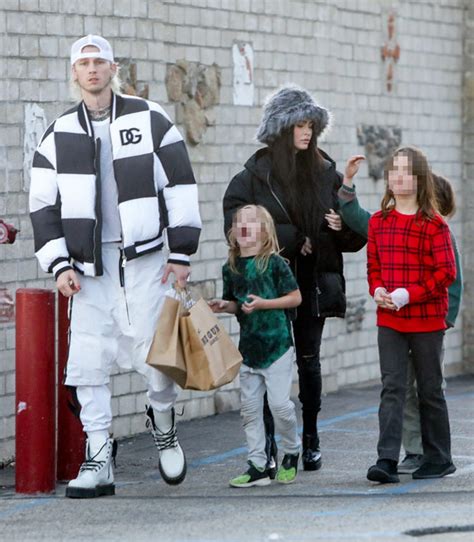 Megan Fox And Machine Gun Kelly Go Shopping With Their 3 Sons Days Before