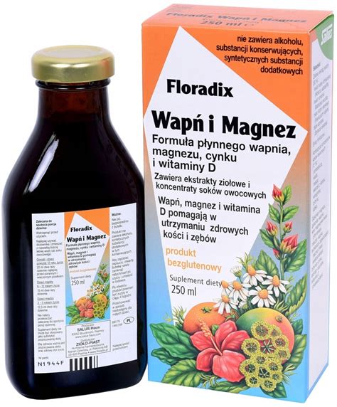 Floradix Wap I Magnez Cynk Witamina D Tonik P Yn Allegro Pl