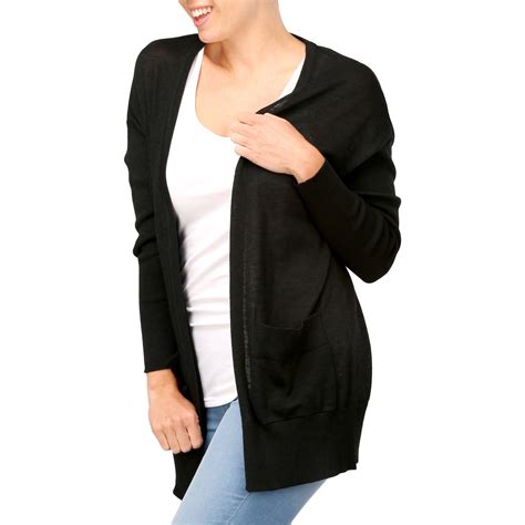 Brilliant Basics Women S Longline Cardigan Black Big W