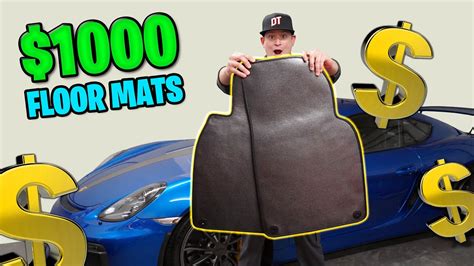 Most Expensive Floor Mats Porsche Carbon Fiber Floor Mats Youtube