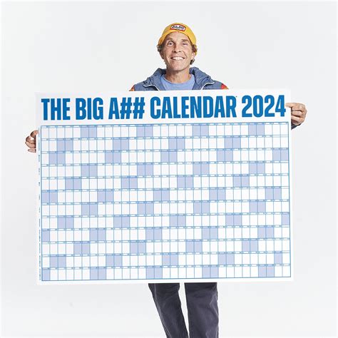 Buy The Big A At A Glance 2024 Planner Giant Yearly Planner 365