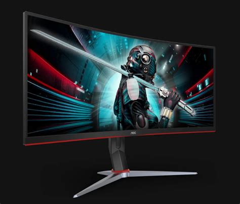 Aoc P Hz G Line Freesync Curved Ultra Wide Ms Va Gaming