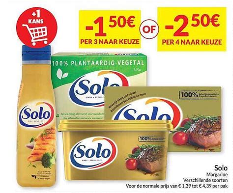 Solo margarine promotie bij Intermarché