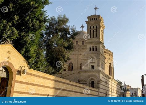 Christian Coptic Church In Cairo Egypt Middle East Stock Photo