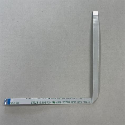 Genuine AWM 20798 10 Pin 180mm x 6mm Flat Ribbon Cable CNJS E308724 80C ...