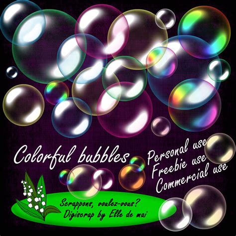 Colorful bubbles by Elledemai on DeviantArt