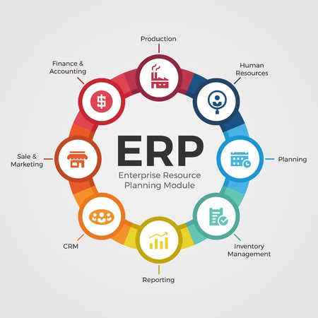 Vector of Enterprise resource planning - ID:123927800 - Royalty Free Image - Stocklib