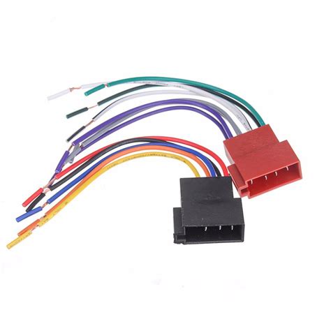 Dkmus Universal Iso Car Radio Wire Cable Wiring Harness Stereo Adapter