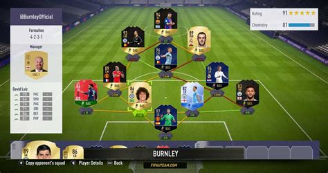 Featured Squads List Of FIFA 18 Squad Battles