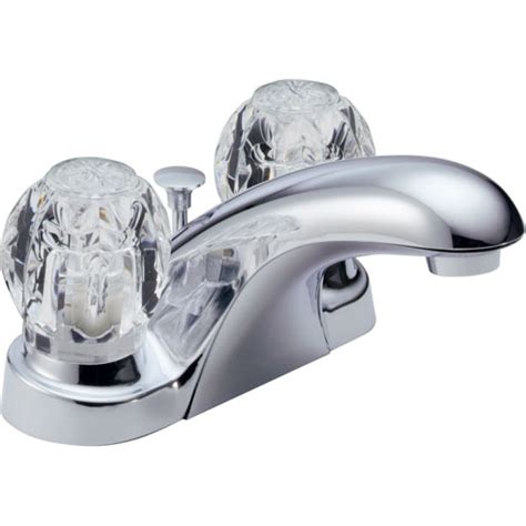 Delta Foundations 4 Centerset 2 Handle Chrome Bathroom Sink Faucet 55