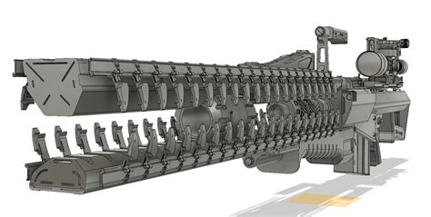 Artstation Electromagnetic Rail Sniper Gun