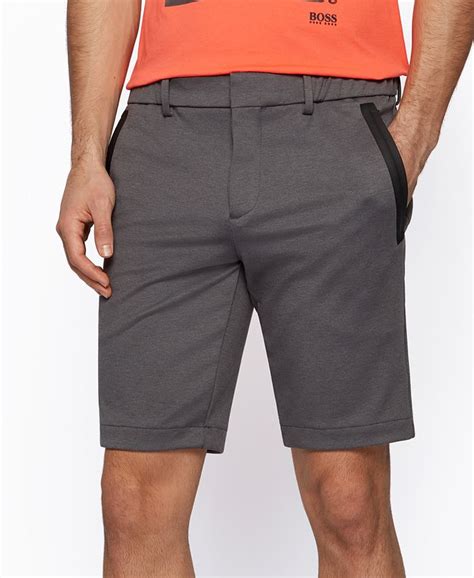 Hugo Boss Boss Men S Slim Fit Shorts And Reviews Hugo Boss Men Macy S