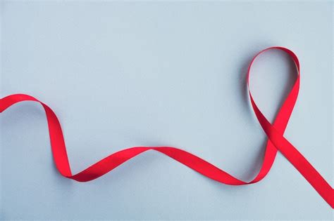 Premium Photo Red Ribbon Awareness World Sexual Health Day