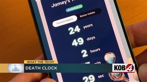 Death Clock app | What the Tech? - KOB.com