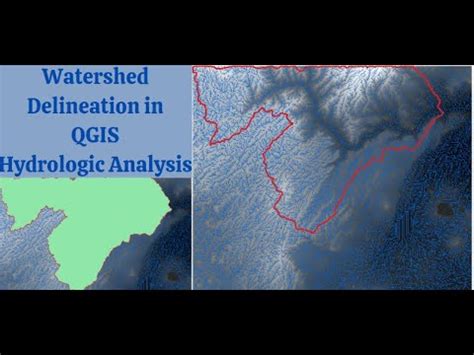 Watershed Delineation In Qgis Hydrological Analysis Youtube