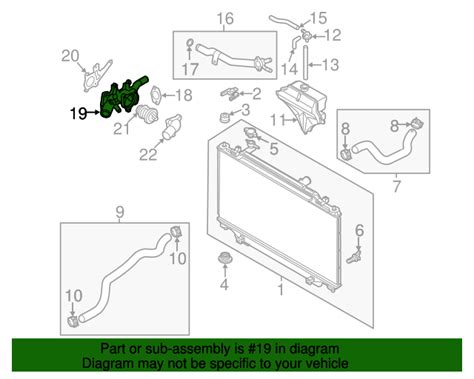 Pedd Z Engine Coolant Thermostat Housing Mazda