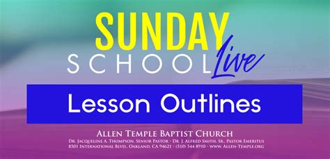 Printable International Sunday School Lessons