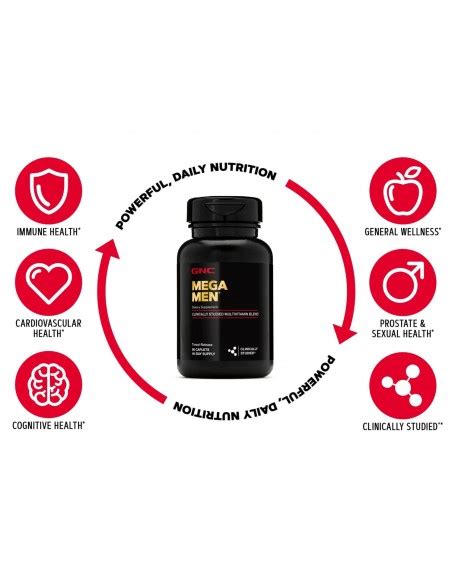 Gnc Mega Men Complex De Multivitamine Pentru Barbati Tb Plantilia