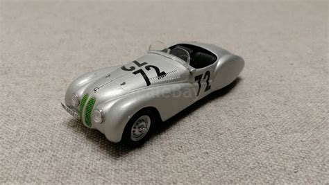 BMW 328 Roadster Stromlinie 72 Mille Miglia 1940 Silver Schuco 1 43