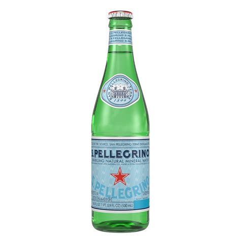 Ml Glass Bottle Sparkling Mineral Water Sanpellegrino