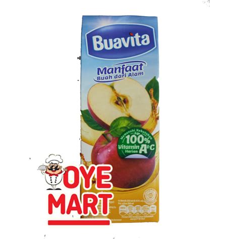 Jual Buavita Juice Apple Ml Jus Buah Rasa Apel Indonesia Shopee