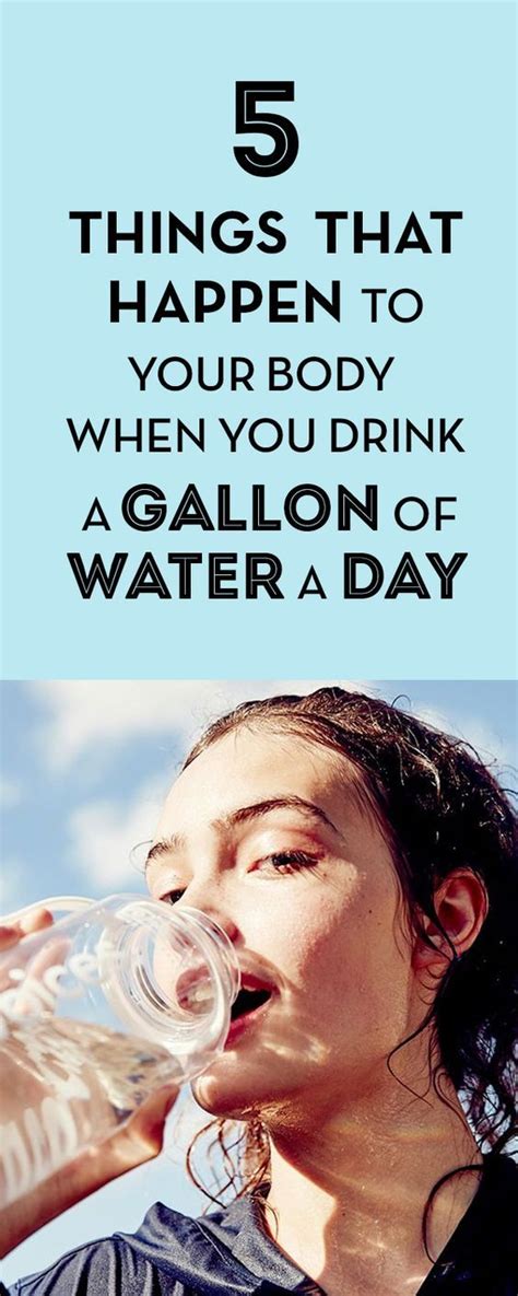 Ways Drinking A Gallon Of Water A Day Will Impact Your Life Gallon