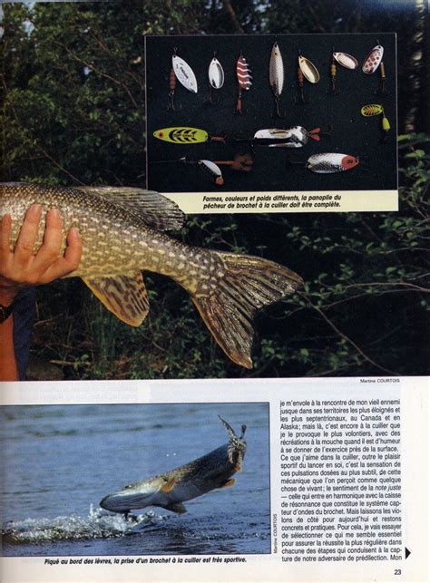 Brochet R Ussir La Cuiller Article Paru Dans La Peche Et Les