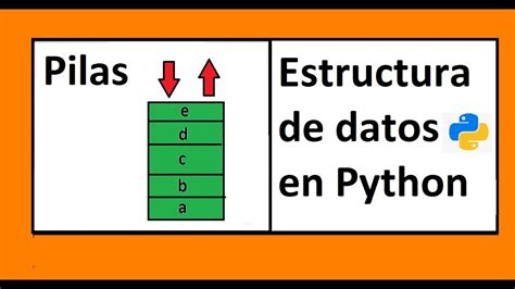 Estructura De Datos En Python Pilas YouTube