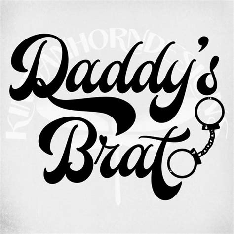 Bdsm Svg Daddys Brat Svg And Dxf Cut Files Printable Etsy Australia