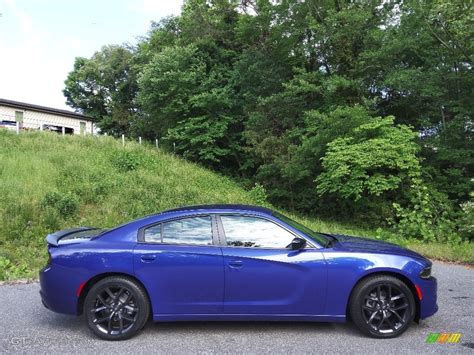 2022 Indigo Blue Dodge Charger SXT Blacktop 144183098 Photo 5