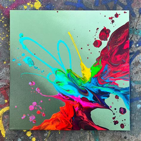 The Kre8 Wall Of Color Original Abstract Paintings By Kre8 Kre8artafax