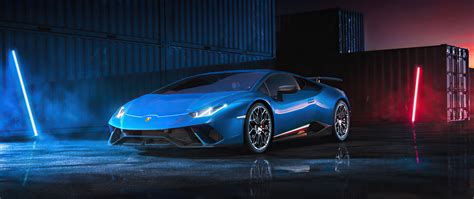 2560x1080 Blue Lamborghini Huracan 4k Wallpaper2560x1080 Resolution Hd