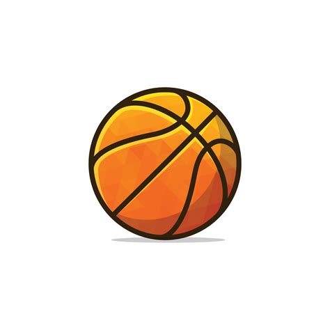 Basketball Vector Illustration. Sport Logo Icon. Flat Cartoon Style ...