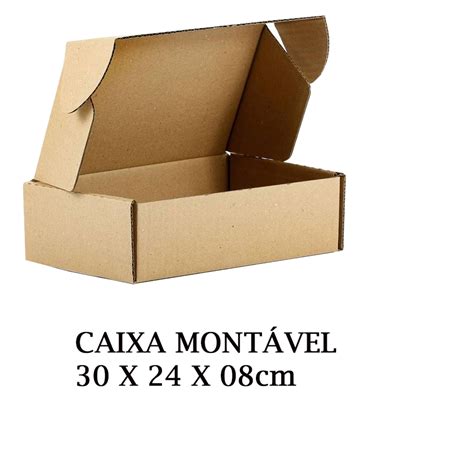 Caixa De Papel O Mont Vel Para Correios Sedex X X