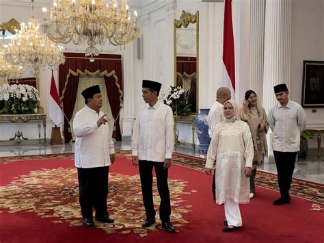 Hari Kedua Lebaran Prabowo Kembali Sambangi Jokowi Di Istana Negara